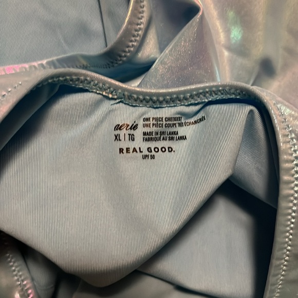 NWOT - Aerie metallic babewatch one piece - XL - Picture 7 of 8